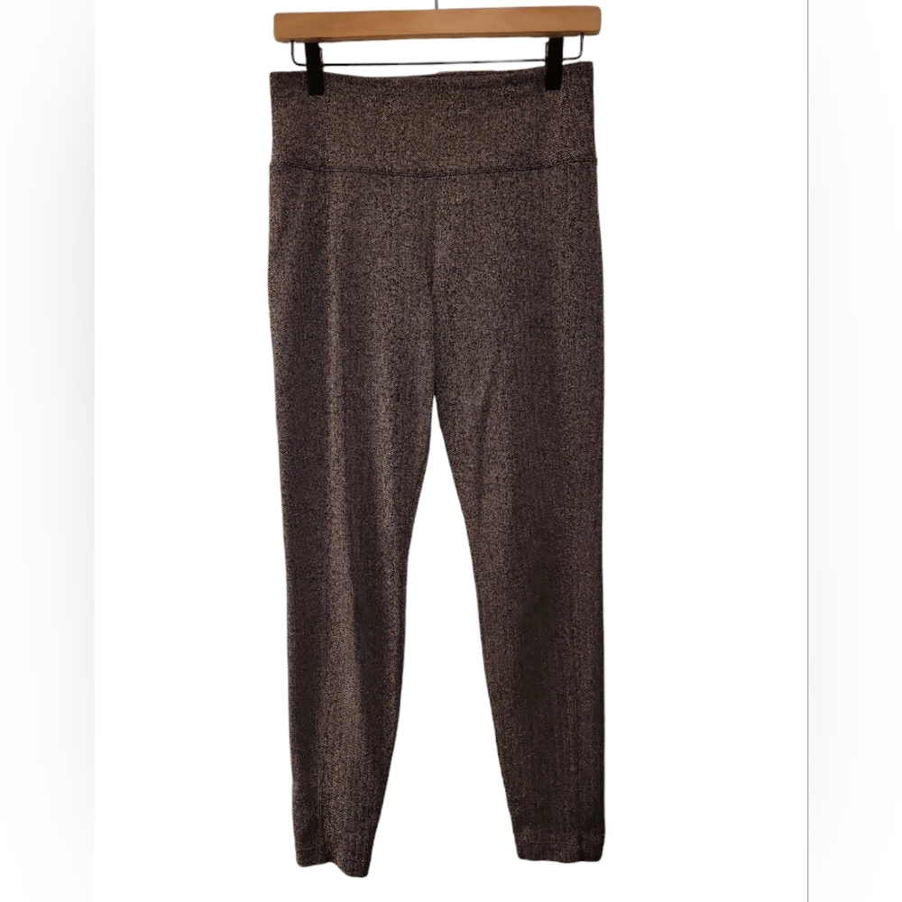 Athleta, Delance Herringbone Tight, Heather Gray, Stretchy, Women's sz S, Zipper
